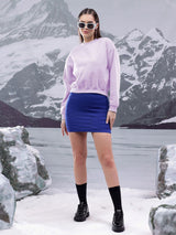 Kotty Women Round Neck Full Sleeves Cotton Sweatshirt