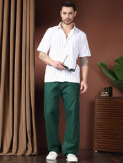 Kotty Men Relaxed Easy Wash Cargos Trousers