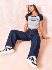 Kotty Women Jean Straight Fit High-Rise Stretchable Jeans