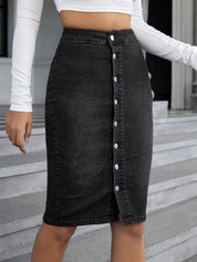 Kotty Pencil Knee Length Skirt