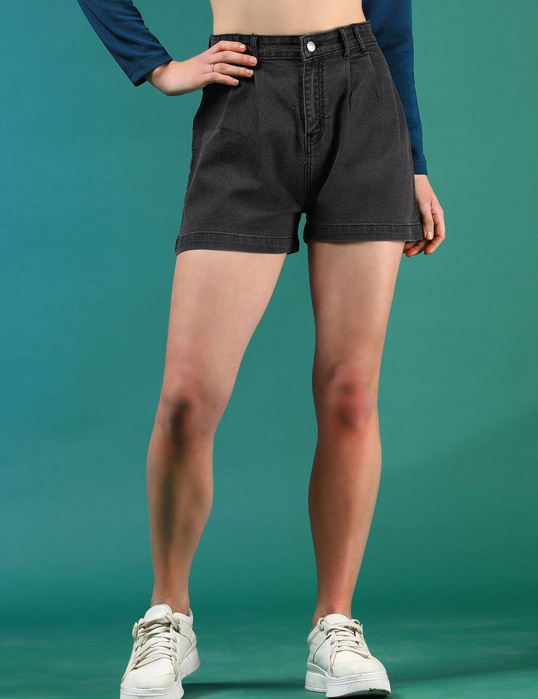 Kotty Women High-Rise Denim Shorts