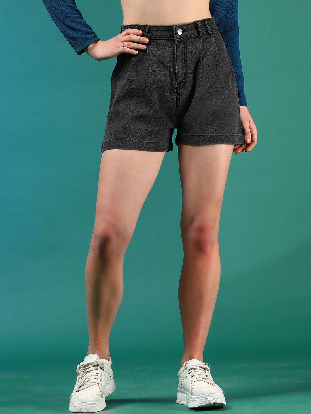 Kotty Women High-Rise Denim Shorts