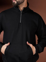 Kotty High Neck Acrylic Sweatshirt With Joggers