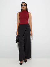 Kotty Women High Neck Sleeveless Top