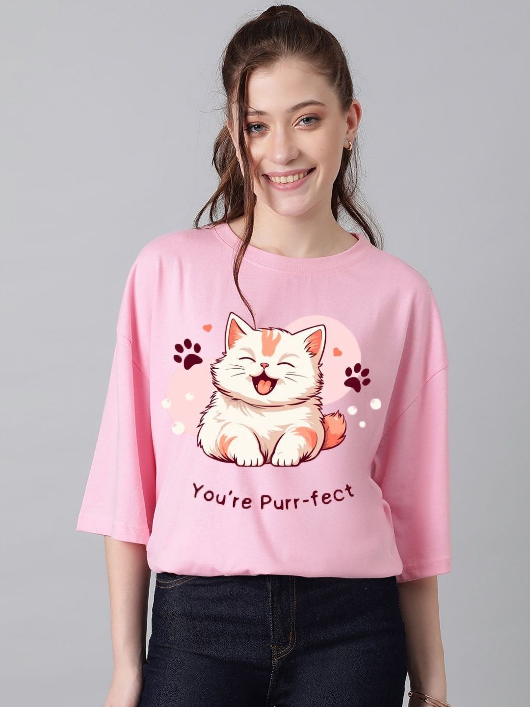 Kotty Women Printed T-shirt