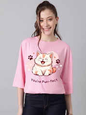 Kotty Women Printed T-shirt