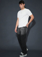 Kotty Men Stretchable Black Jeans