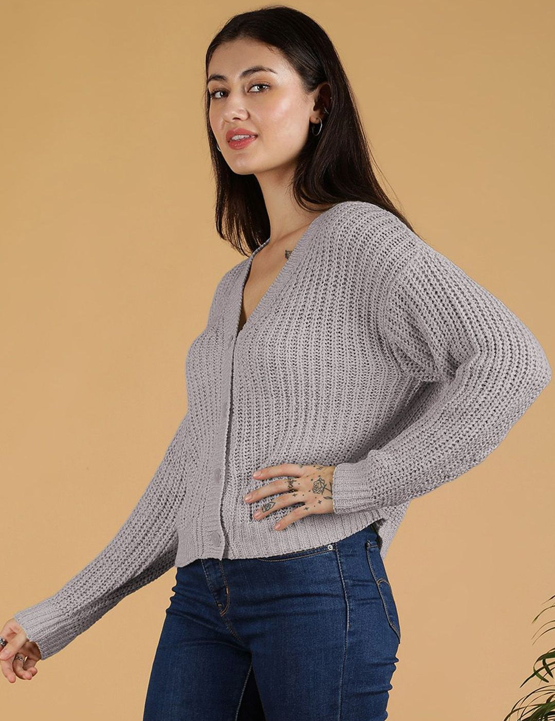 Kotty Women V-Neck Cardigan