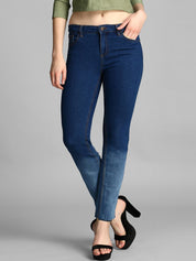 Kotty Women Blue Skinny Fit Mid-Rise Clean Look Jeans