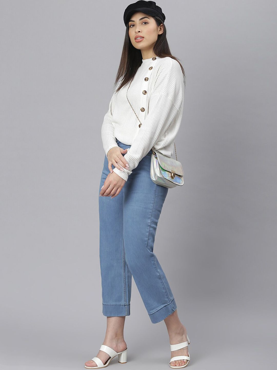 Kotty Women Blue Flared Jeans