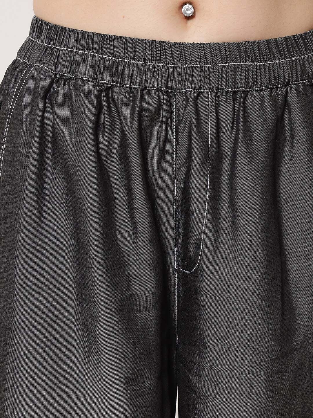 Kotty Women Relaxed Loose Fit Easy Wash Culottes 