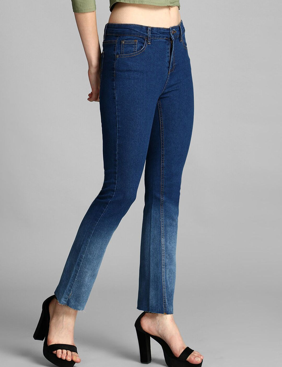 Kotty Women Blue Skinny Fit Mid-Rise Clean Look Jeans