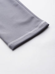 Kotty Women Grey High-Rise Sports Bra & Tights