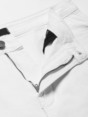 Kotty Women White Regular Fit Mid-Rise Clean Look Stretchable Jeans