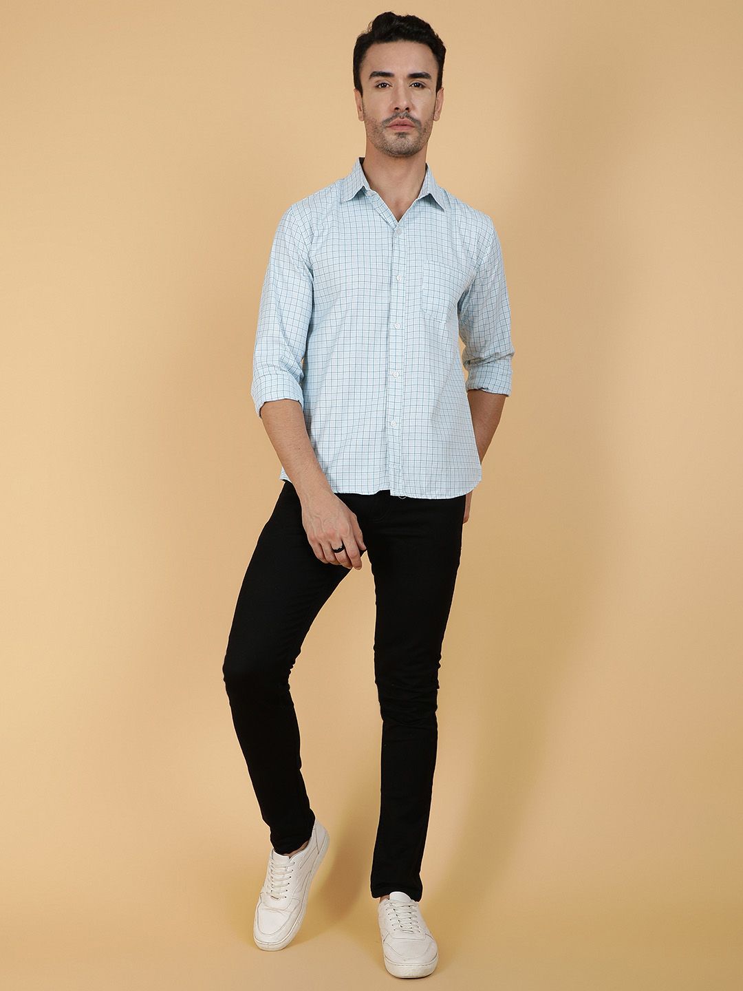 Kotty Men Relaxed Spread Collar Graphic Printed Casual Shirt