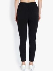 Kotty Women Black Skinny Fit High-Rise Clean Look Jeans