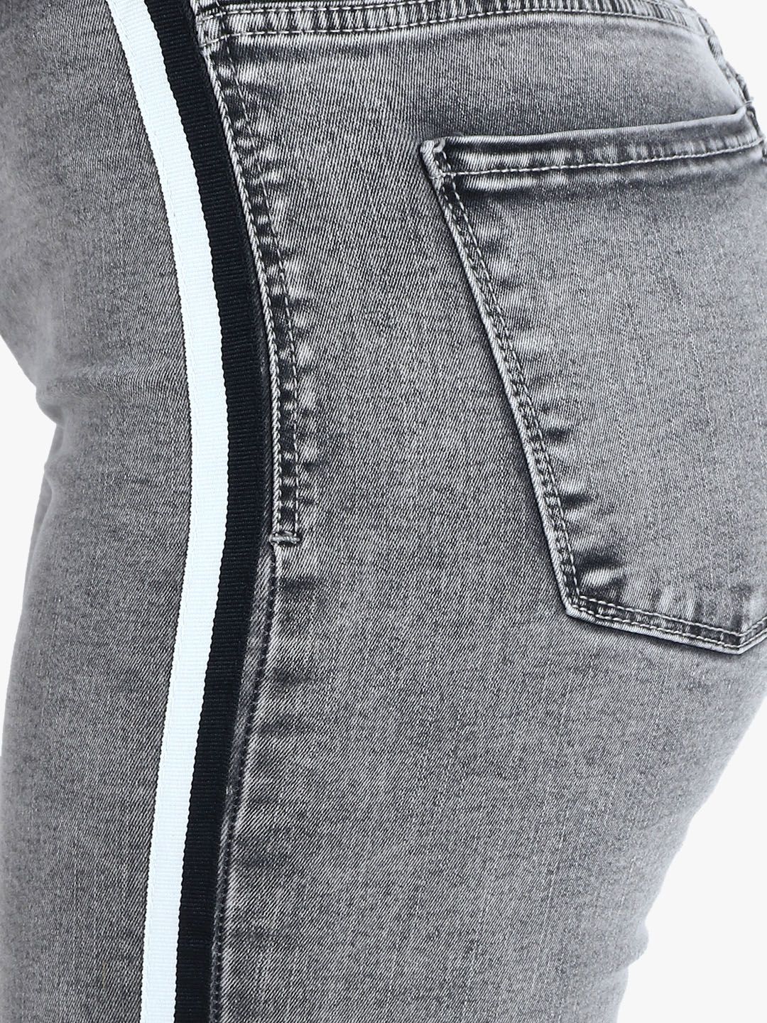Kotty Women Grey Skinny Fit High-Rise Clean Look Jeans