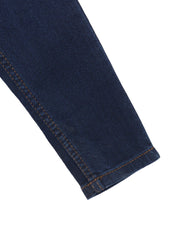 Kotty Girls Navy Blue Jean Regular Fit Light Fade Cotton Jeans