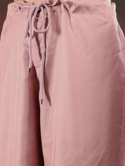 Kotty Women Solid Relaxed Loose Fit High-Rise Easy Wash Trousers