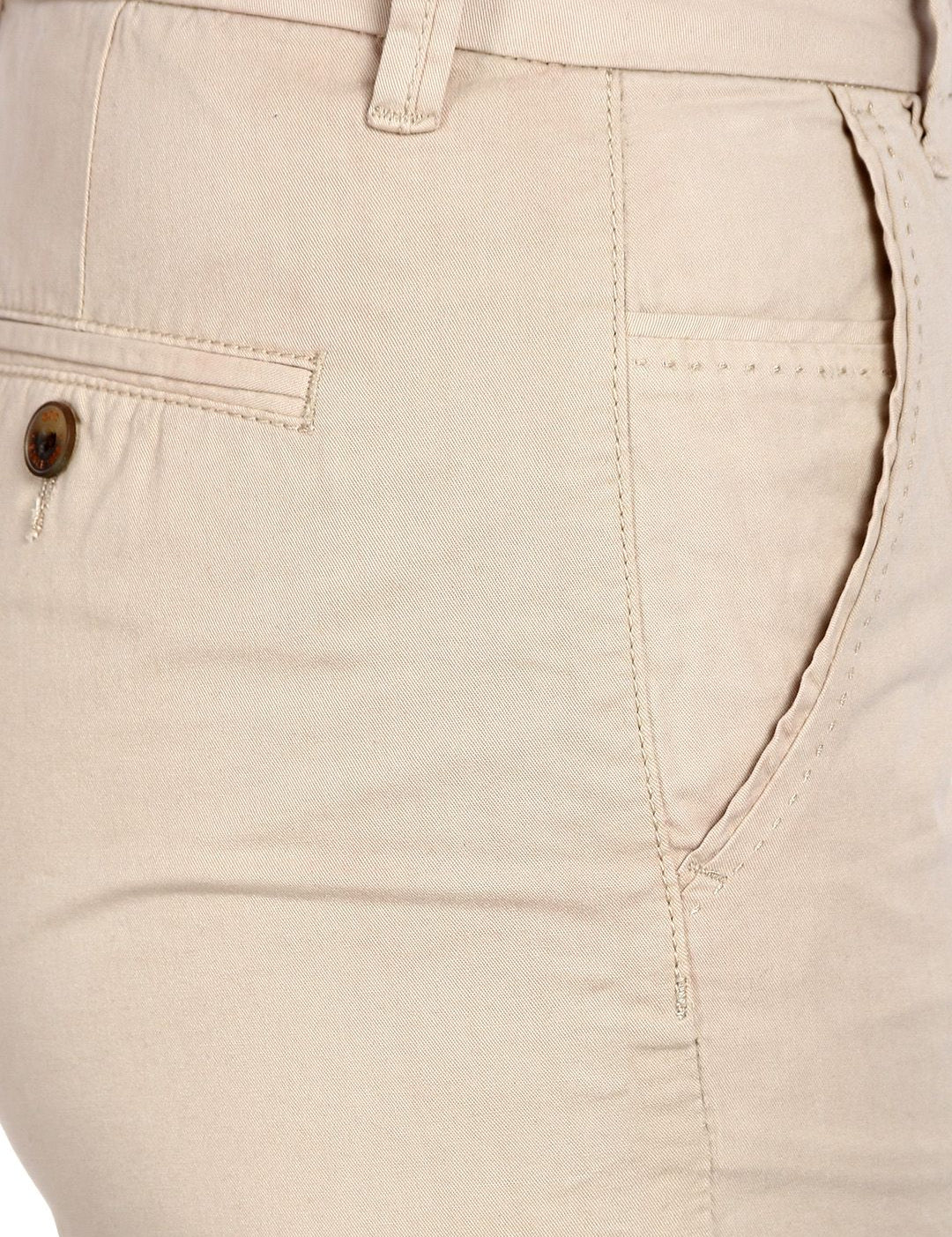 Kotty Women Beige Solid Regular Fit Regular Shorts