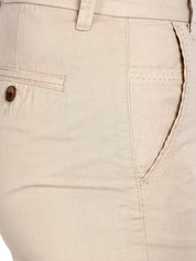 Kotty Women Beige Solid Regular Fit Regular Shorts