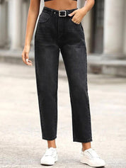 Kotty Women Jean Regular Fit High-Rise Light Fade Cotton Lycra Blend Jeans