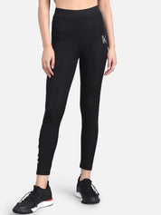 Kotty Women Black & White Printed Tights