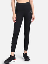 Kotty Women Black & White Printed Tights