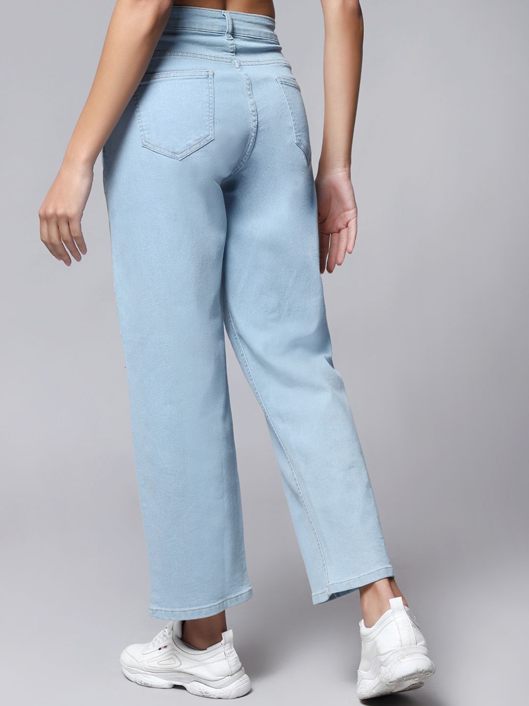 Kotty Women Straight Fit Mid Rise Jeans