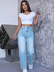 Kotty Women Blue High-Rise  Light Fade Jeans