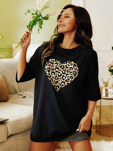 Kotty Conversational Printed Oversize Cotton T-shirt