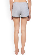 Kotty Women Grey Printed Lounge Shorts