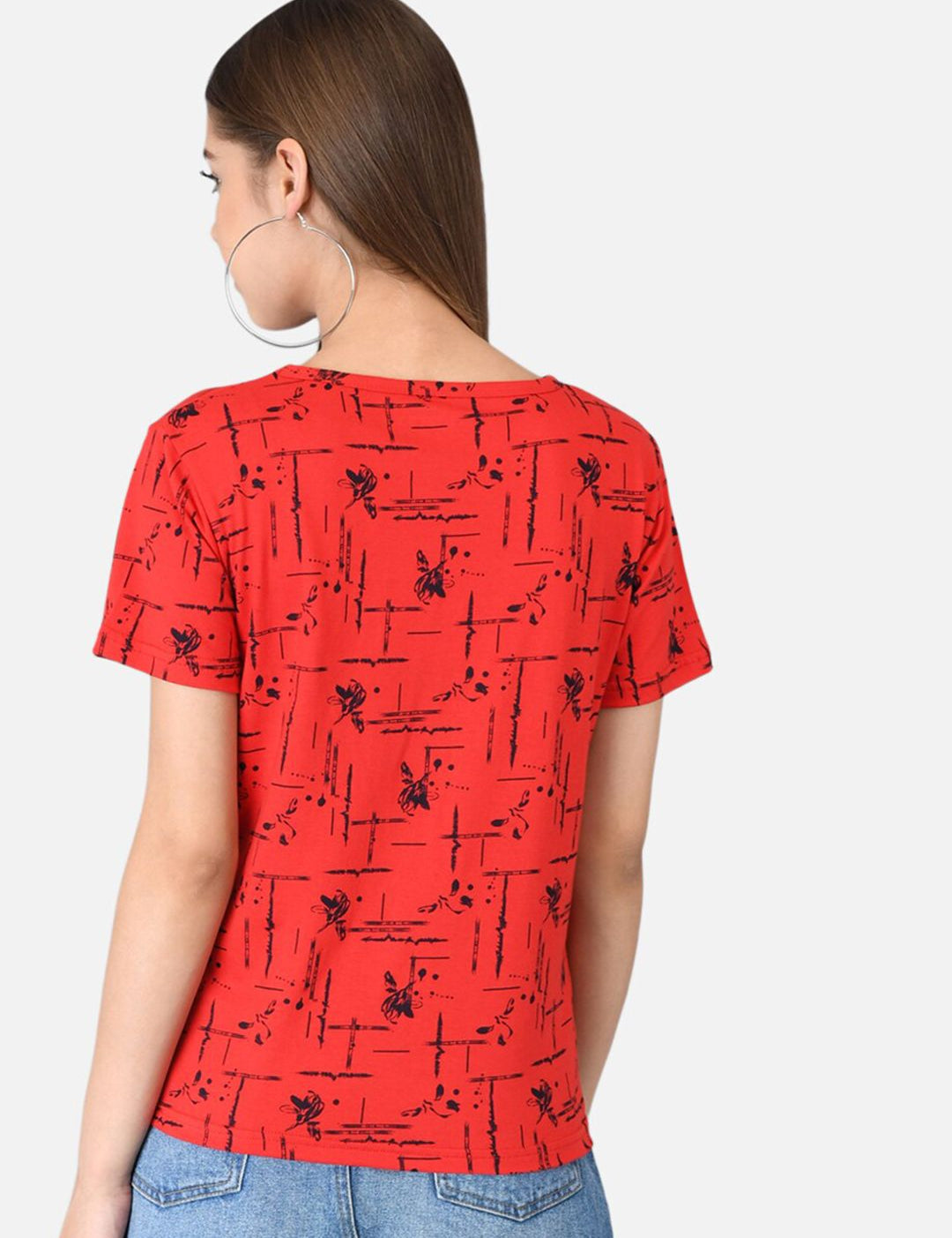 Kotty Women Pack Of 2 Printed Round Neck T-shirts