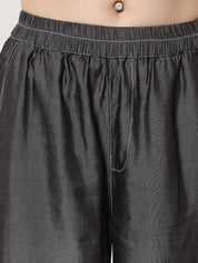 Kotty Women Grey Jean Low Distress Stretchable Jeans