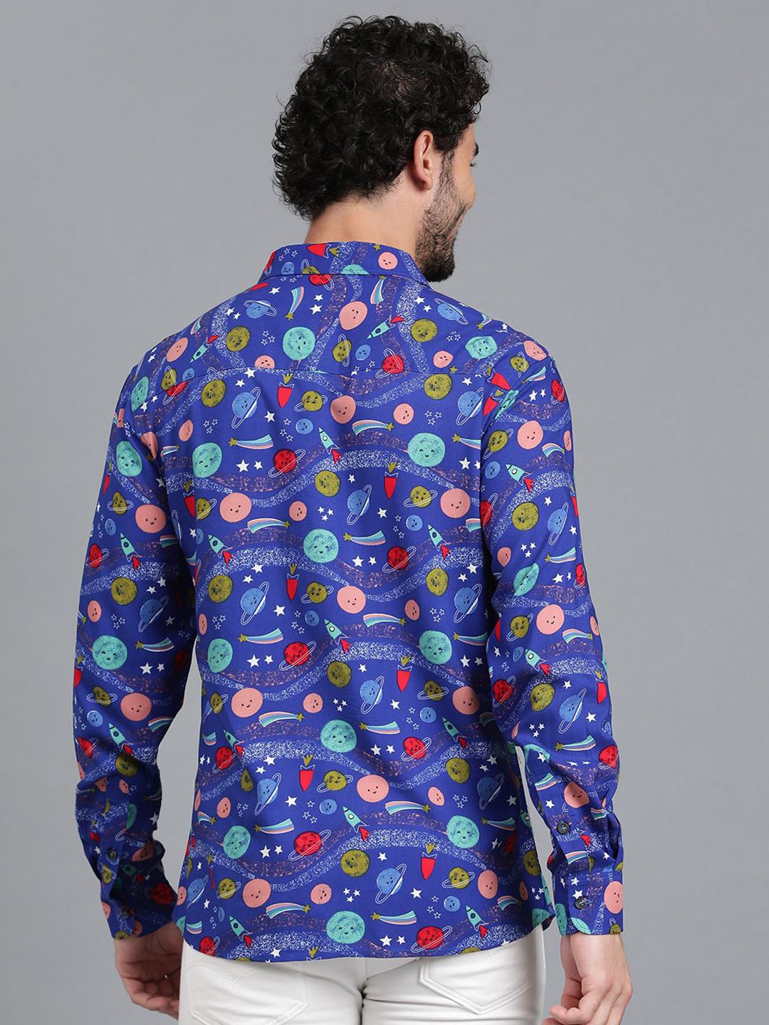 Kotty New Relaxed Fit Abstract Printed Casual Shirt