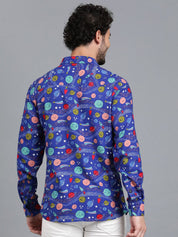 Kotty New Relaxed Fit Abstract Printed Casual Shirt