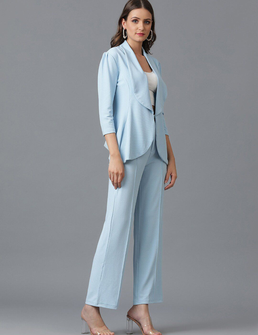 Kotty Shawl Neck Coat With Trouser  