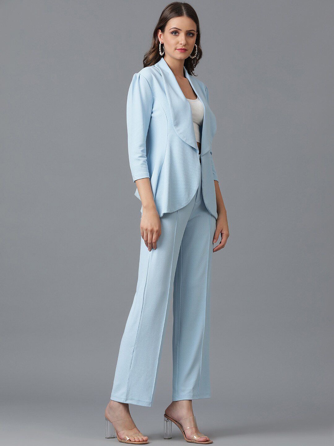 Kotty Shawl Neck Coat With Trouser  