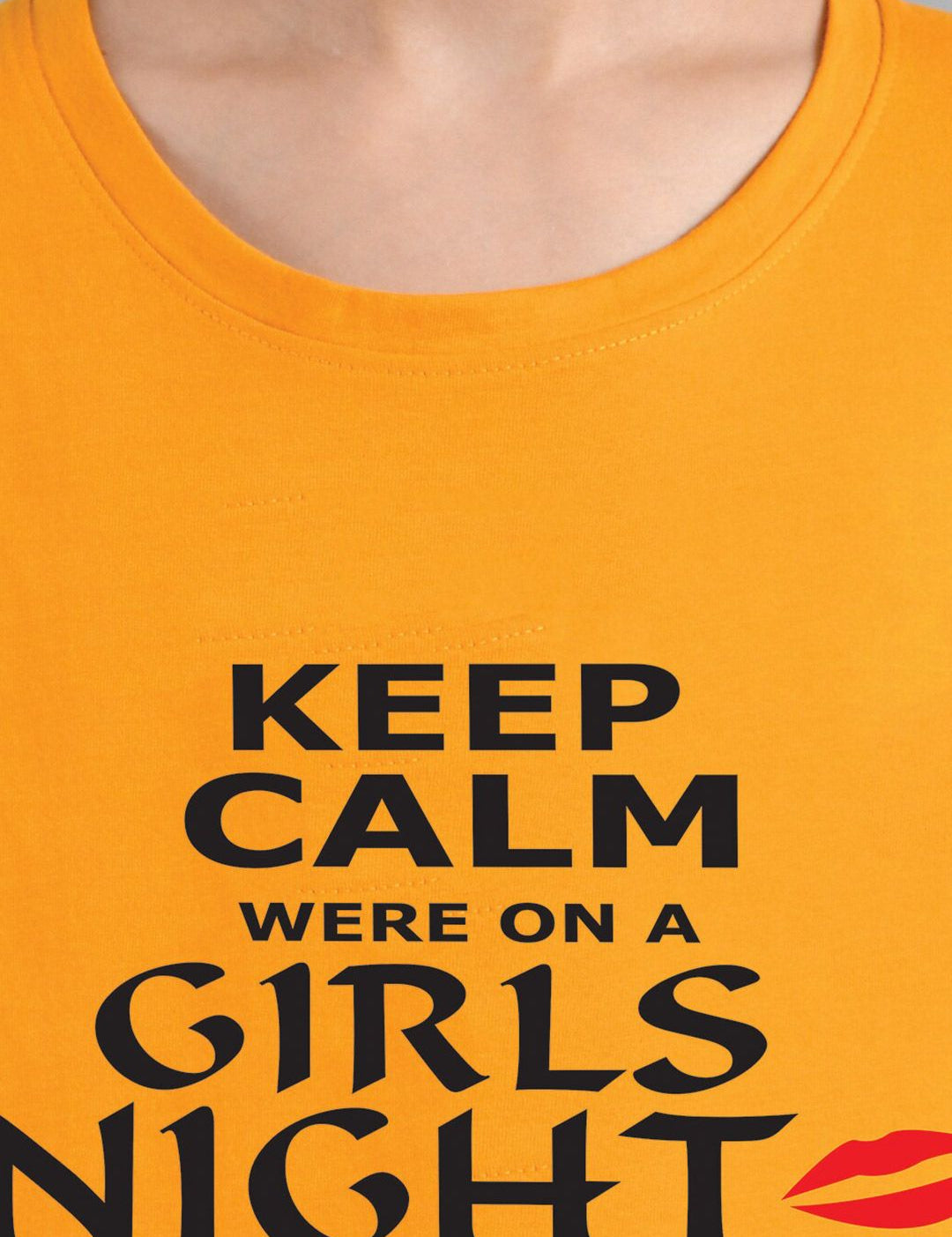 Kotty Typography Printed Round Neck T-shirt