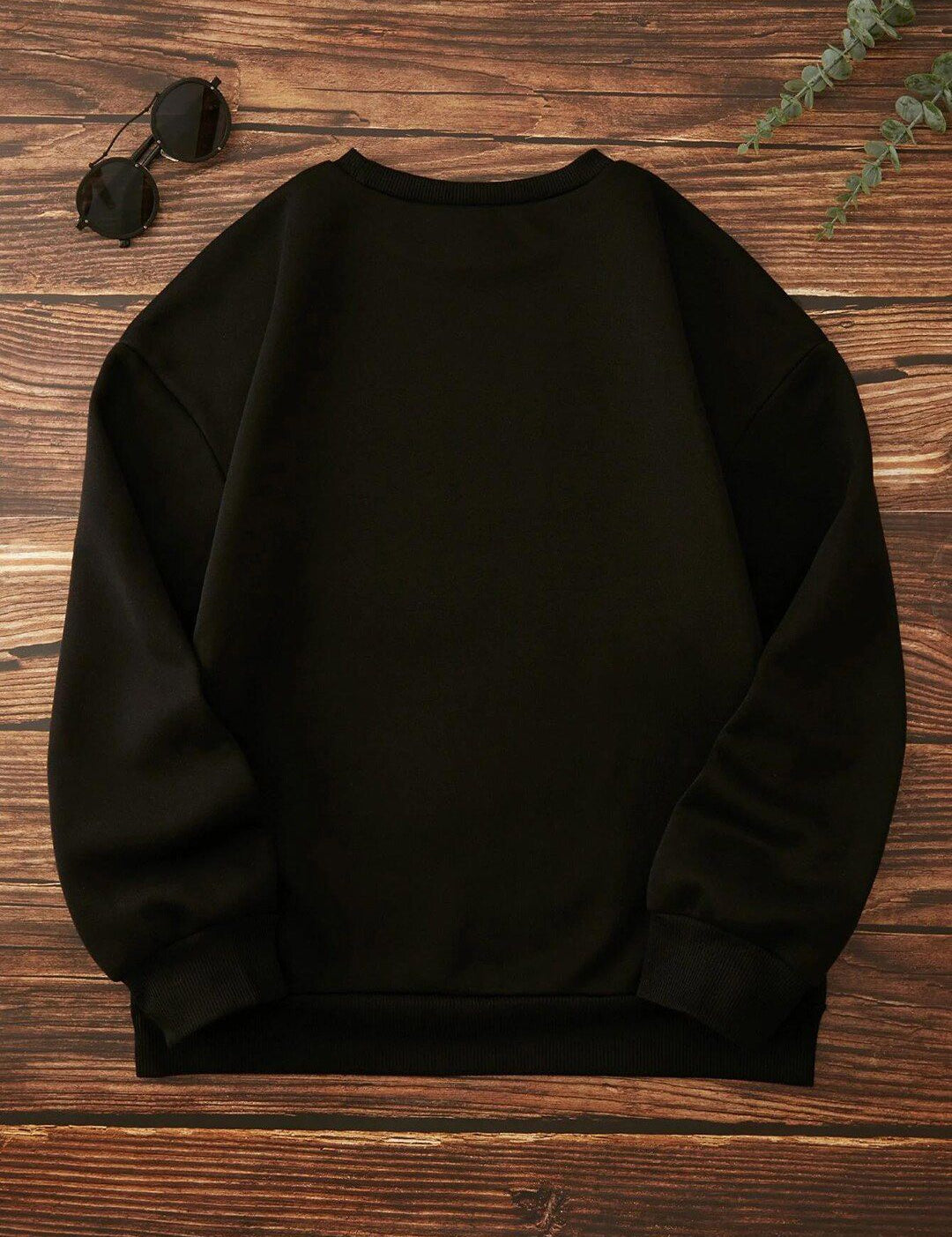 Kotty Typography Printed Fleece Sweatshirt