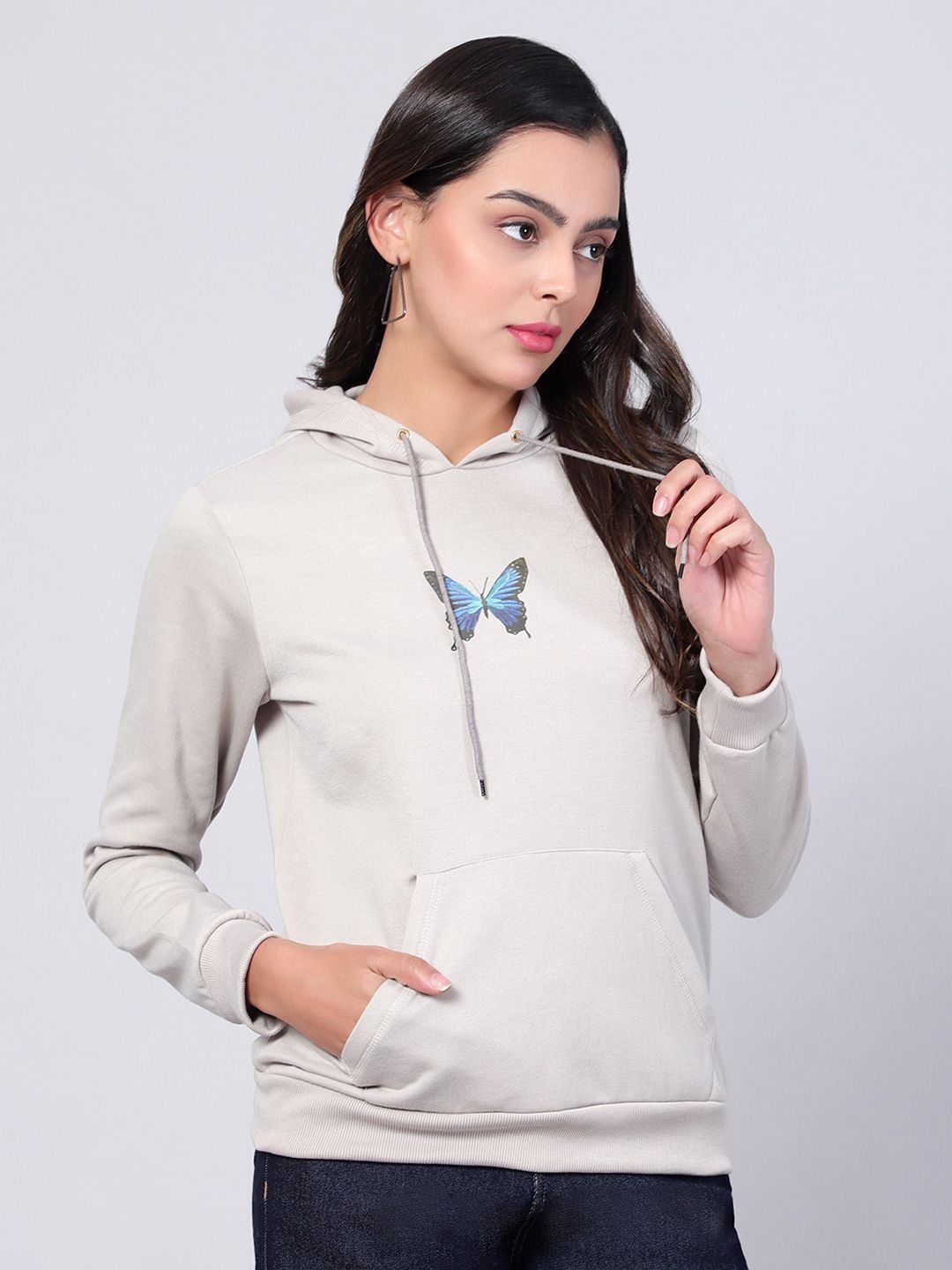 Kotty Hooded Fleece Sweatshirt