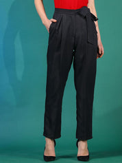 Kotty Women Relaxed High-Rise Easy Wash Pleated Trousers
