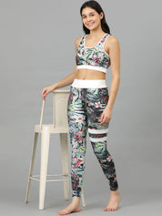 Kotty Round Neck Sleeveless Printed Night suit