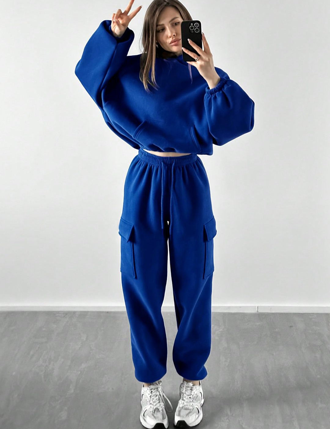 Kotty Blue Hooded Fleece Co-Ords