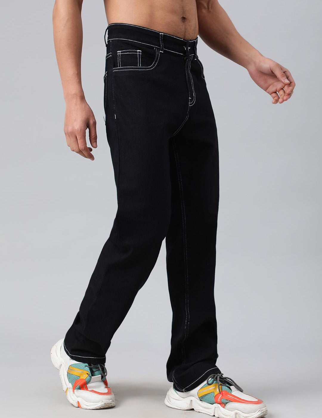 Kotty Men Slash Knee Stretchable Jeans