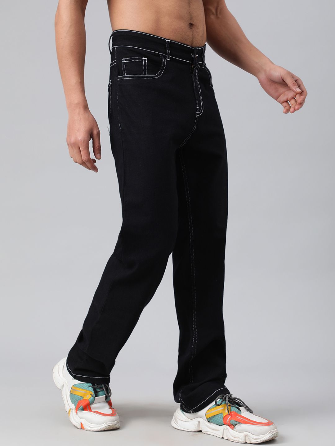 Kotty Men Slash Knee Stretchable Jeans