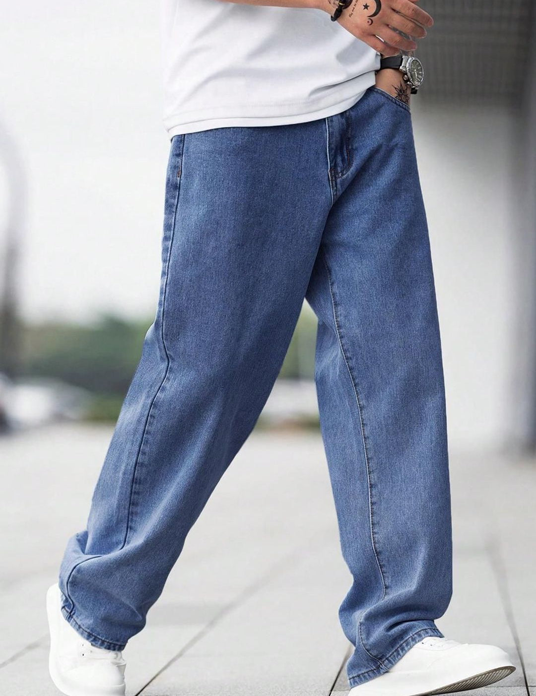 Kotty Men Straight Fit Stretchable Jeans