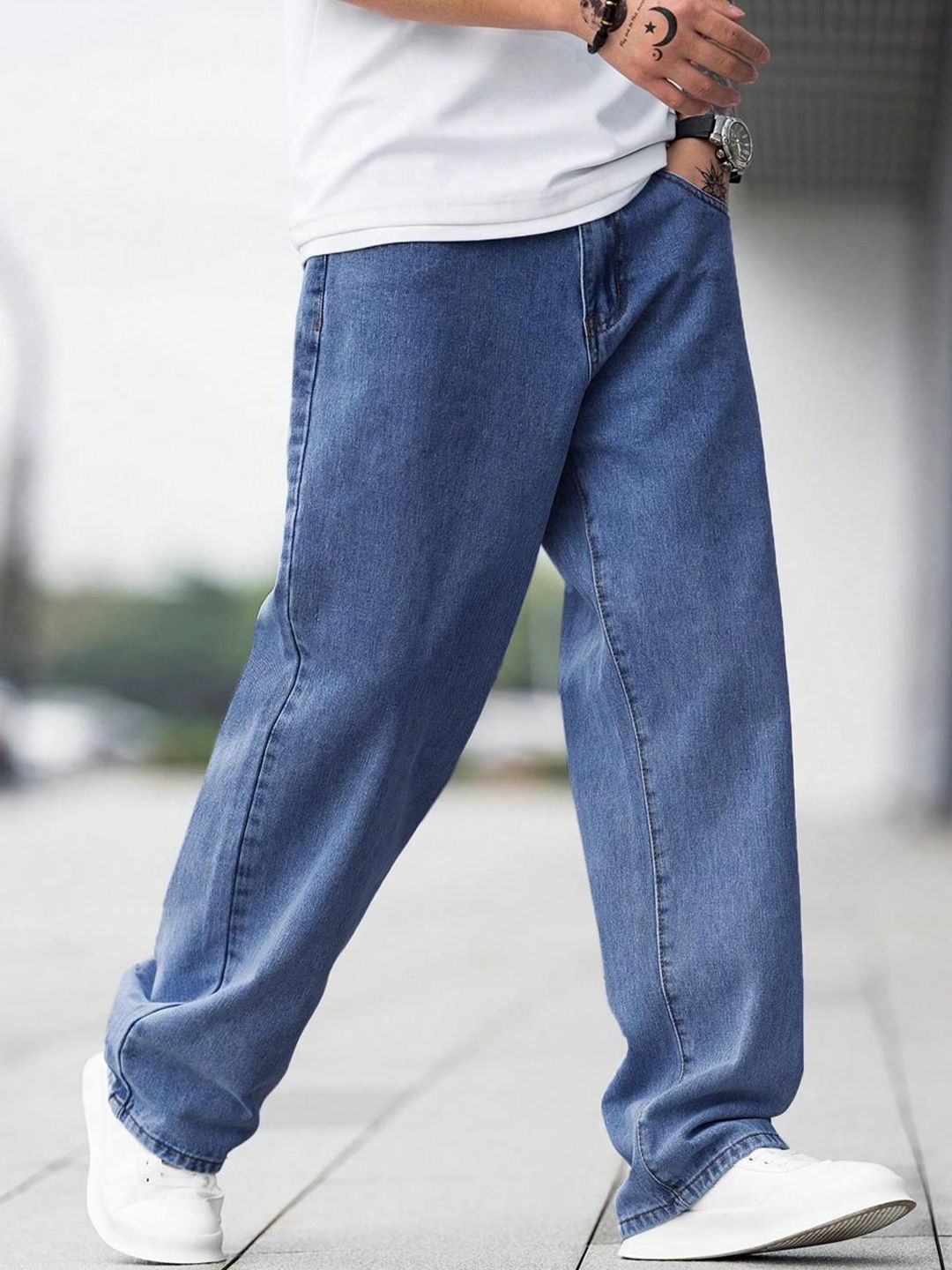 Kotty Men Straight Fit Stretchable Jeans