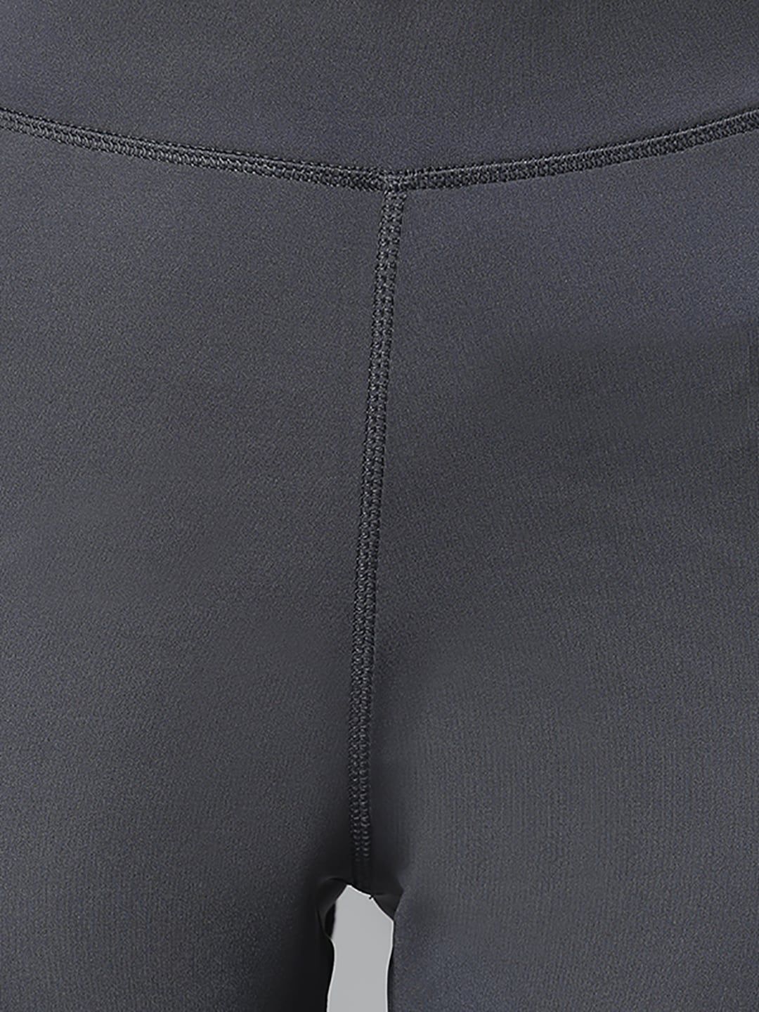 Kotty Women Grey & Black Colourblocked Tights