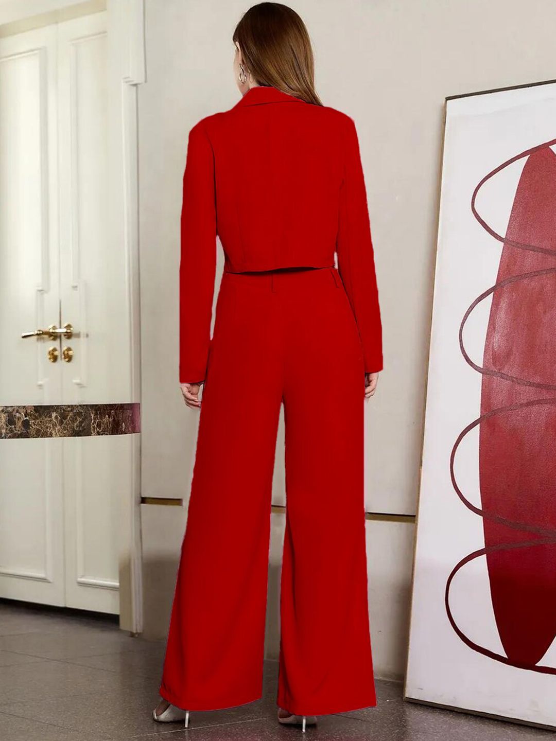 KOTTY BIZwear Notched Lapel Blazer & Trousers